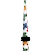 4G Multi Color Butterfly Acrylic Ear Taper