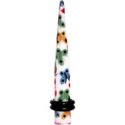 2G Multi Color Butterfly Acrylic Ear Taper