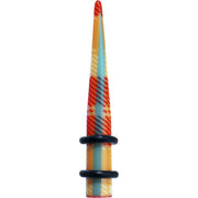 2G Acrylic Plaid Taper Ear Plug
