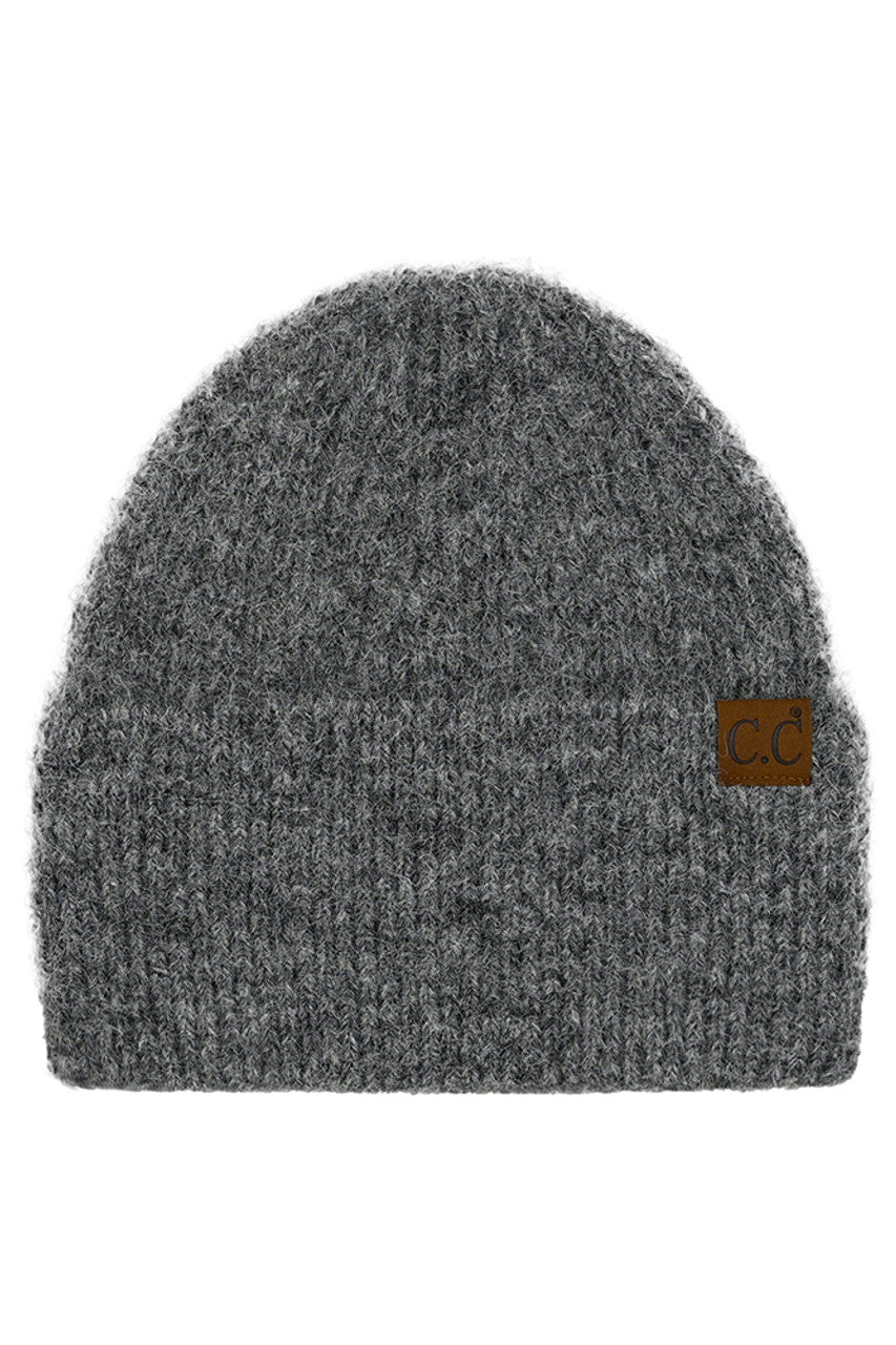 C.C Mohair Feel Wide Cuff Beanie