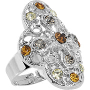 Twig light Glam Adjustable Ring