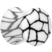 Snake Skin Glow in the Dark Saddle Plug 2G to 1 Inch