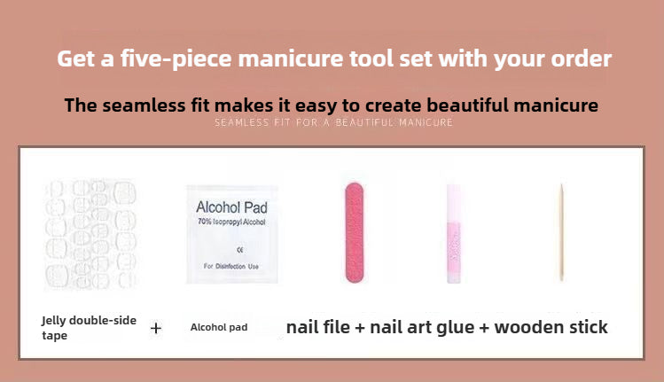 1033- Handmade press on nails fake nails removable