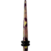 8G Green Snake Skin Acrylic Taper