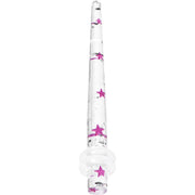 8G Clear Acrylic Glitter Purple Star Confetti Taper