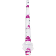 8G Clear Acrylic Glitter Purple Heart Confetti Taper
