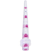 6G Clear Acrylic Glitter Purple Skull Confetti Taper