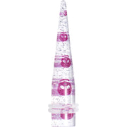 00G Clear Acrylic Glitter Purple Skull Confetti Taper