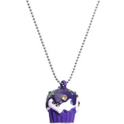 Purple Gem Cupcake Necklace