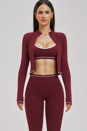 The Unbound Jacket Sports Bra Leggings 3-Piece Set
