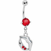 Seductive Lips Belly Ring