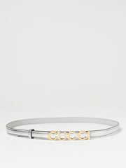 Gucci Belt Woman Silver