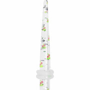 6G Clear Acrylic Glitter Cherry Confetti Taper