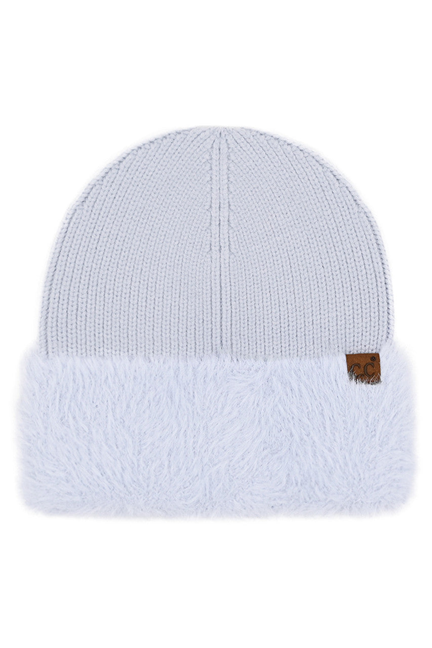 C.C Fur Cuff Beanie