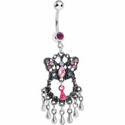 Antique Butterfly Chandelier Belly Ring