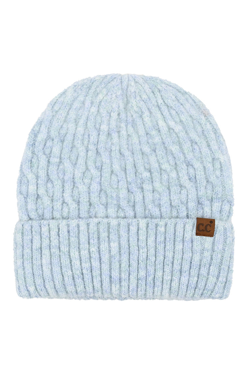 C.C Chain Link Cable Cuff Beanie