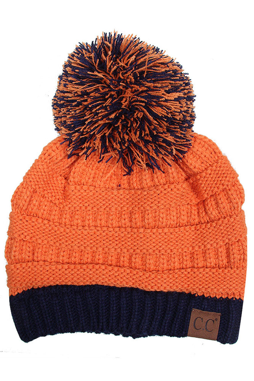 C.C Women's College Color Beanie