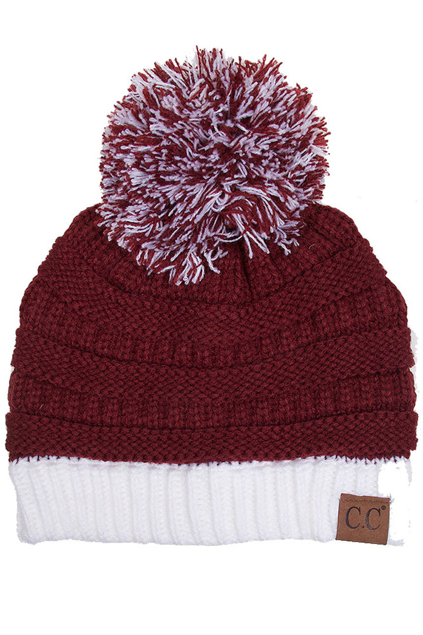 C.C Women's College Color Beanie