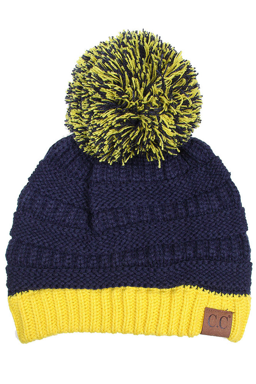 C.C Women's College Color Beanie