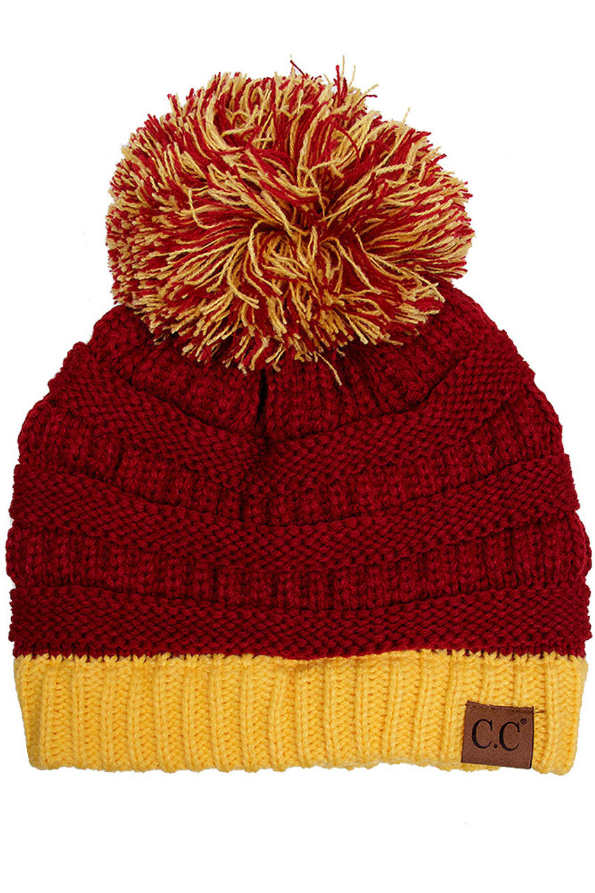C.C Women's College Color Beanie