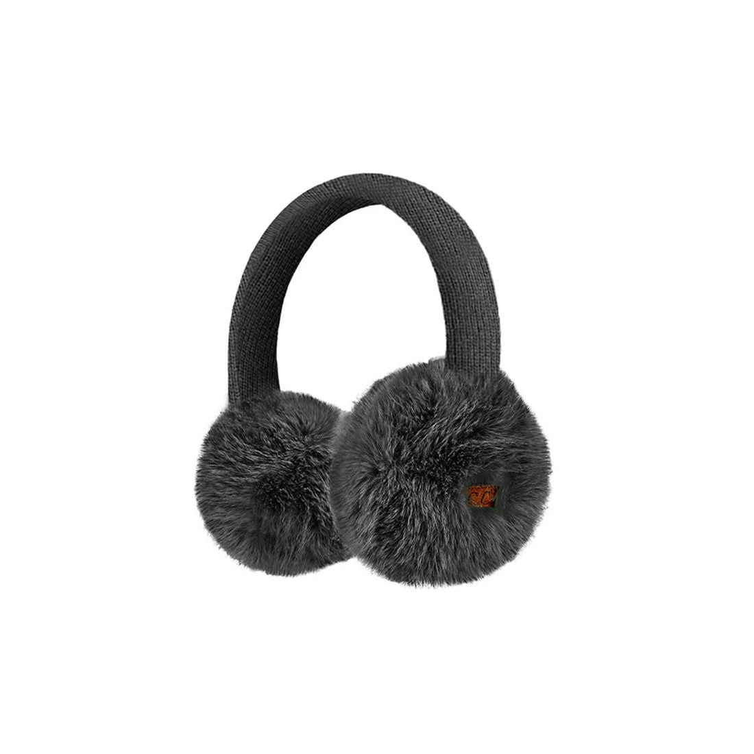 C.C Women's Faux Mink Fur Knitted Earmuff