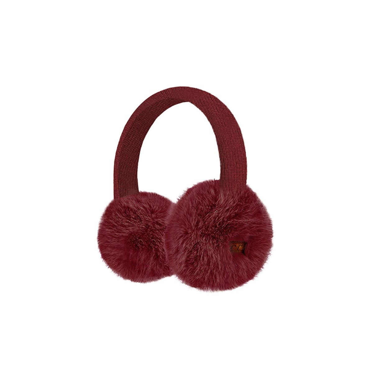 C.C Women's Faux Mink Fur Knitted Earmuff