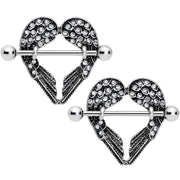 Crystalline Gem Angel Wings Nipple Shield Set