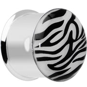 3/4 Stainless Steel Purple Tiger Print Solar Activated Saddle Plug