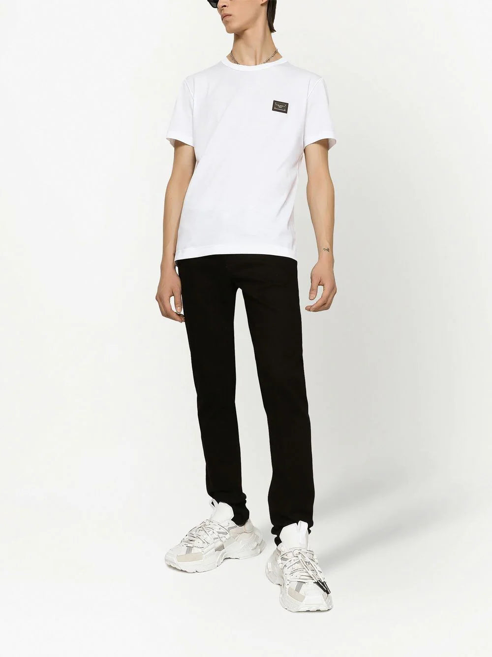 Dolce & Gabbana Men Dg Essentials Crew Neck T-Shirt