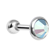 5mm Aurora Gem Tragus Cartilage Barbell Earring