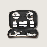 Leather Tech Organizer Case - Black - Oslo