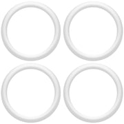5/8 Clear Rubber O-Ring 4-Pack