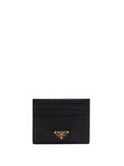Prada Women Saffiano Leather Card Holder