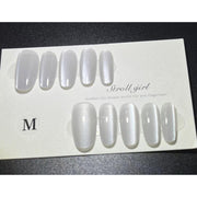 1079 Handmade Nail Wear Nail Art Reusable Press on Nails False Nails 2PCS