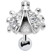 Clear Gem Lovely Ladybug Tragus Cartilage Earring