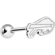Officially Licensed NFL Cut Out Buffalo Bills Barbell Tongue Ring