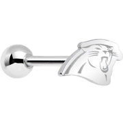 Officially Licensed Carolina Panthers Cut Out Barbell Tongue Ring