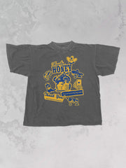Underground Original Design: Howdy Honey, Western Collage Boxy Cotton TShirt