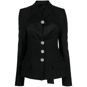 The Attico Black Jackets - Blazers Women