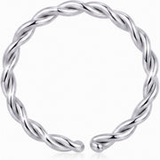 18G 5/16 Annealed Steel Seamless Braided Circular Ring