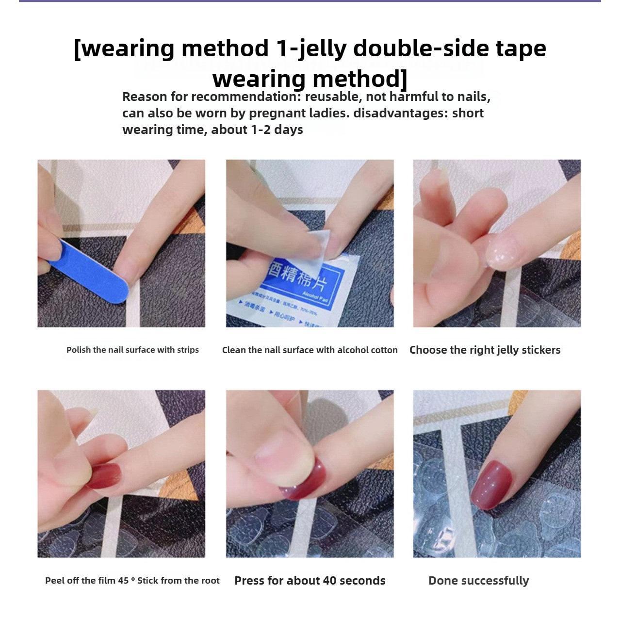 1050- Handmade press on nails fake nails removable Handmade Drawing Nails