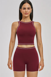 The Unbound Crop Top Shorts 2-Piece Set