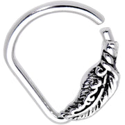 16G 5/16 Feather Flow Ellipse Septum Ring