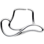 18G Howdy Folks Cowboy Hat Closure Ring