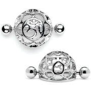 14G 9/16 Framework Dome Geometric Nipple Shield Set