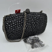 Beaded Evening Clutch Bag with Removable Chain Strap