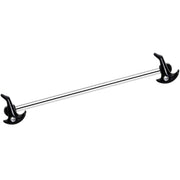 14G Clear Gem Black Halloween Witch Hat Industrial Barbell 38mm