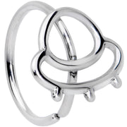 20G 5/16 Alien Spacecraft UFO Seamless Circular Ring