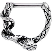16G 5/16 Slithering Snake Septum Clicker