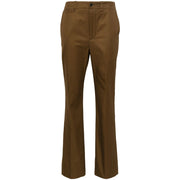 Saint Laurent Brown Trousers - Straight Trousers Women